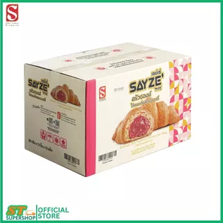 ครัวซองต์ SAYZE' ช็อกโกแลต / ครีมนมเนย /ครีมนมชมพู/ แยมสตรอเบอรี / แยมบลูเบอรรี่ ยกลัง / 12 กล่อง