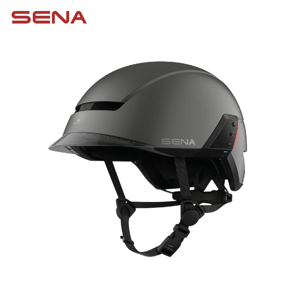 SENA U1 Smart E-Bike Helmet with Communication System (Dark Gray)