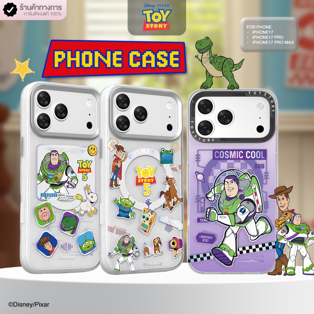 Disney Toy Story เคสไอโฟน iPhone 17 Air Plus 17ProMax แม่เหล็ก สำหรับไอโฟน17 ลิขสิทธิ์แท้