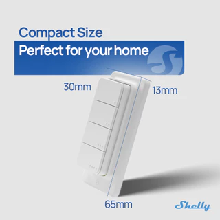 Shelly BLU RC Button 4 ZB Smart Zigbee Scene Switch Wireless Remote 4 Buttons รองรับ Home Assistant