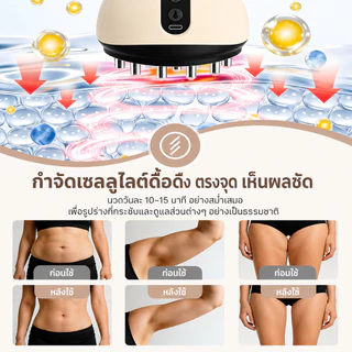 OMAX ไฟฟ้าเส้นเมอริเดียนแปรงนวด1200mAhมีระบบ EMS สั่น นวดเส้นเมอริเดียน ปรับระดับได้ 19 ระดับ ความร้อน และแสงแ