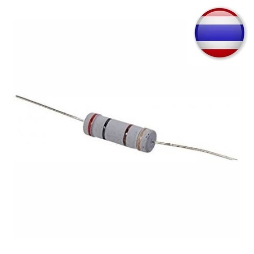 2pcs 5W 5% ตัวต้านทาน Carbon Film resistor 1K ~ 1.5M Ohm