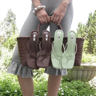 ALEXA KITTEN HEEL SANDALS