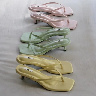 ALEXA KITTEN HEEL SANDALS