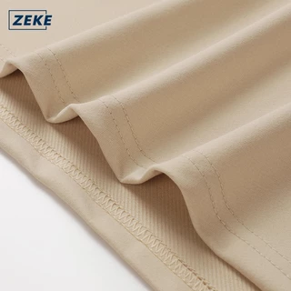 ZEKE A9104 เสื้อยืดแขนสั้นลายโลโก้นูน 3D ผ้านุ่มไม่อึดอัด สไตล์หนุ่มเกาหลี มีหลายสีให้เลือก