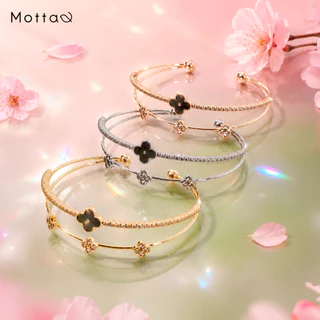 Motta Glowver Online Exclusive Collection กำไลข้อมือชุบทองคำขาว ประกายแห่งความโชคดี