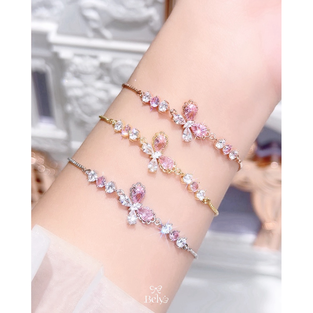 BELY 💜 สร้อยข้อมือแฟชั่น🦋 Fairy Flutter ⊹ ࣪ ˖ ꒰ঌ ♡ ໒꒱ ⊹ ࣪ ˖( ไม่แถม package )