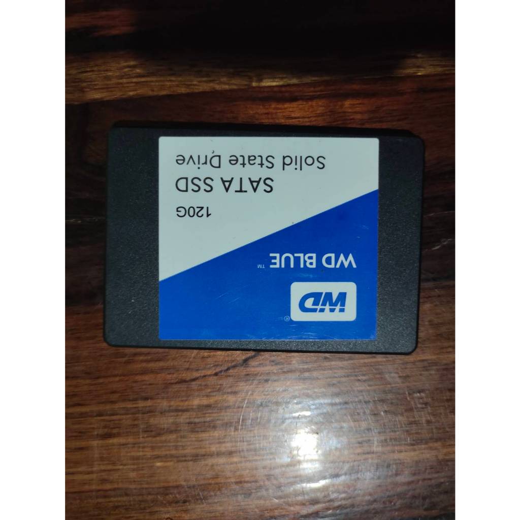 SSD ขายเป็นอะไหล่ ใช้งานไม่ได้ WD SSD 120GB ซื้อแล้วไม่รับคืน
