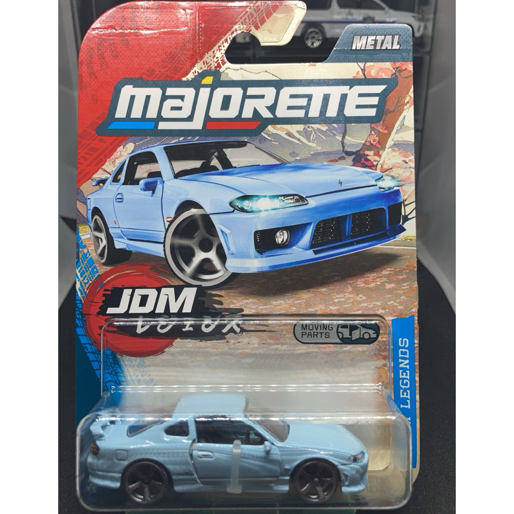 รถเหล็ก MAJORETTE NISSAN SILVIA (S15) SPEC R AERO JDM  3+