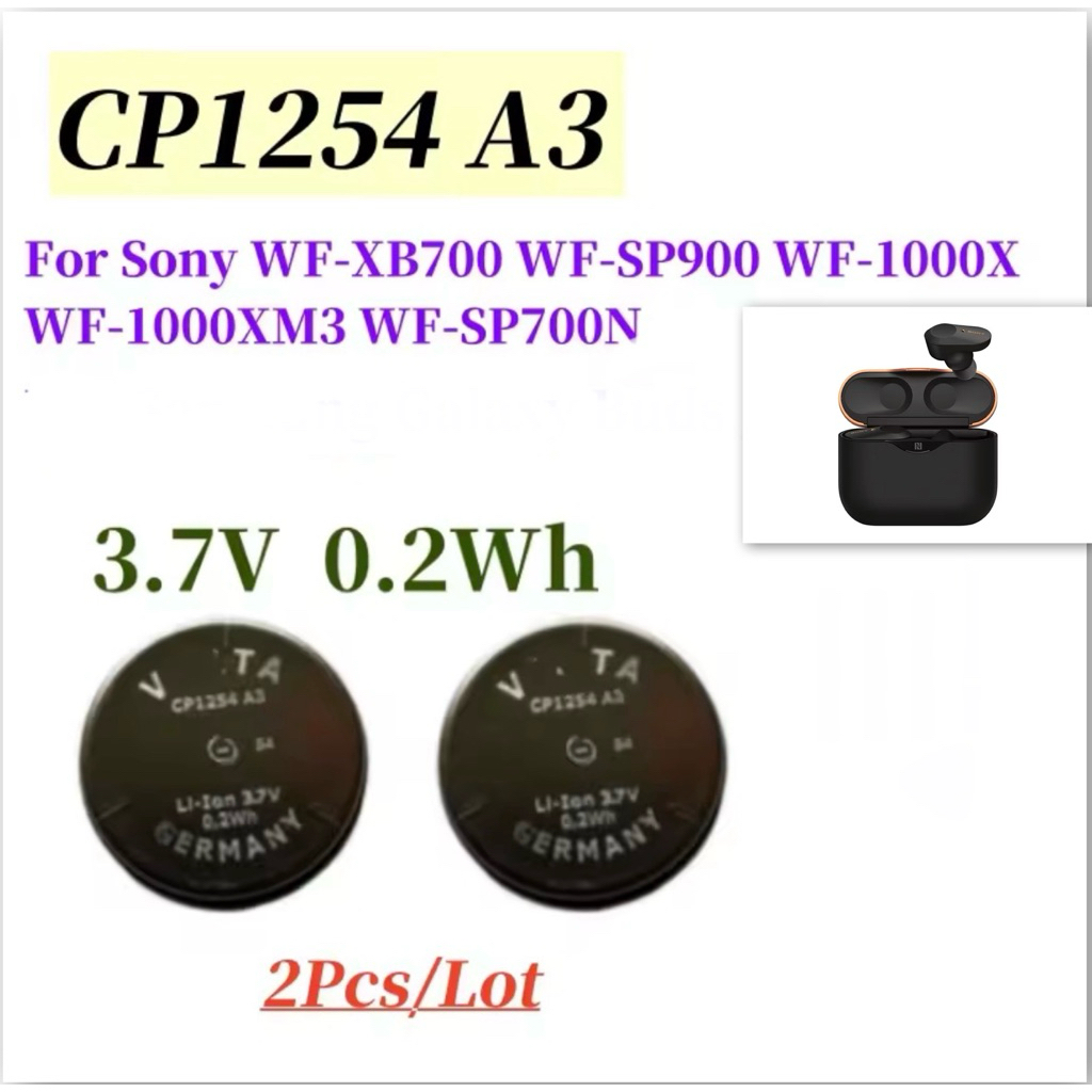 Battery sony wf-1000xm3 VARTA Valta 3.7V rechargeable battery CP1254 A3 WF1000X XM3 Bluetooth headse