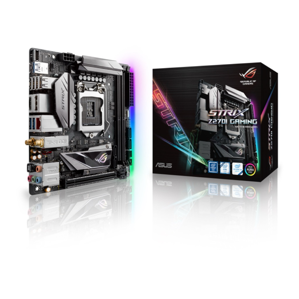 MAINBOARD (เมนบอร์ด) 1151 ASUS ROG STRIX Z270-I GAMING WIFI [Mini-ITX] ตัวท็อป พร้อมส่ง