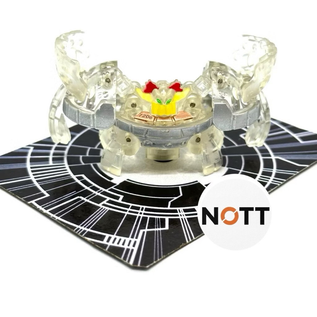 บาคุกัน Bakugan Battle Brawlers B2 Crystal Clear Translucent Thunder Wilda
