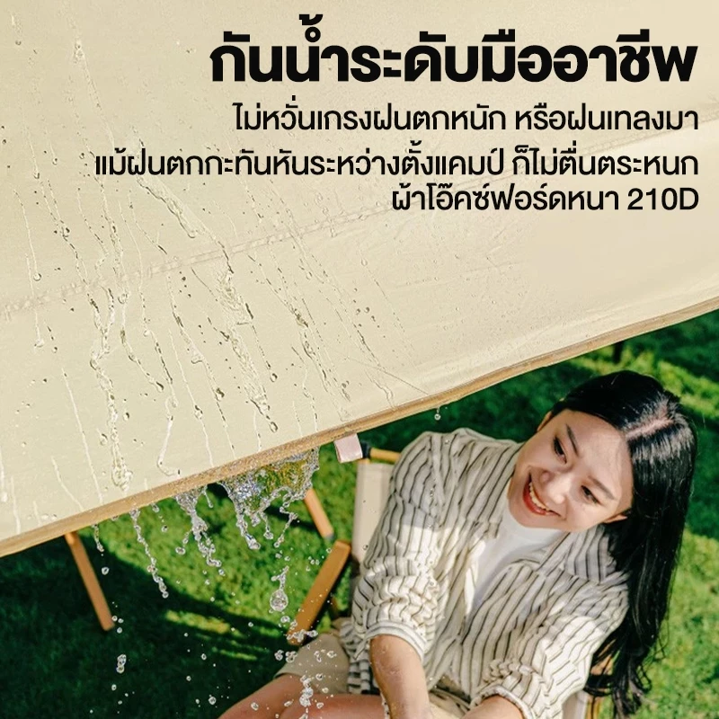 เต็นท์ขายของ เต็นท์ตลาดนัด 2x2 2x3 3x3 เมตร ผ้าแคนวาส โครงเหล็ก thumbnail 5