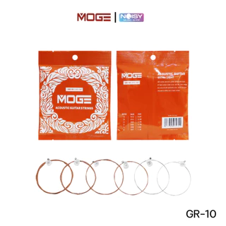 สายกีตาร์โปร่ง MOGE สายกีตาร์ เบอร์10/11/12 Acoustic Guitar Strings