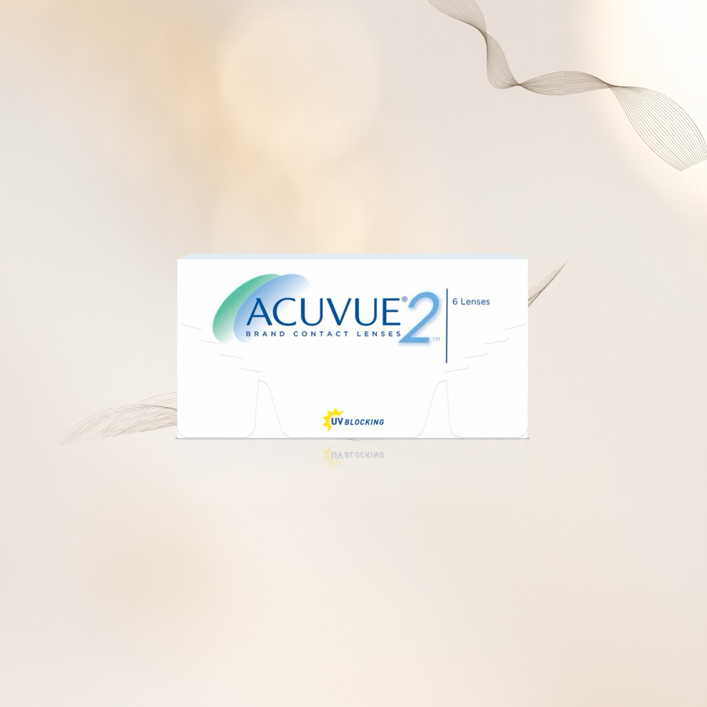 Acuvue 2 week คอนแทคเลนส์ใส 3คู่