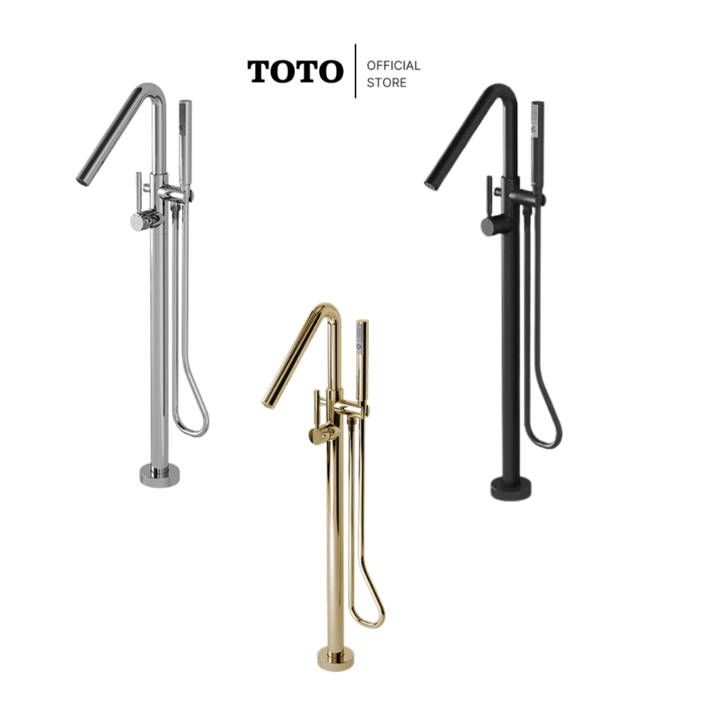 TOTO TX494SEL ก๊อกผสมลงอ่างอาบน้ำแบบตั้งพื้น พร้อมฝักบัวสายอ่อน รุ่น Ego II
