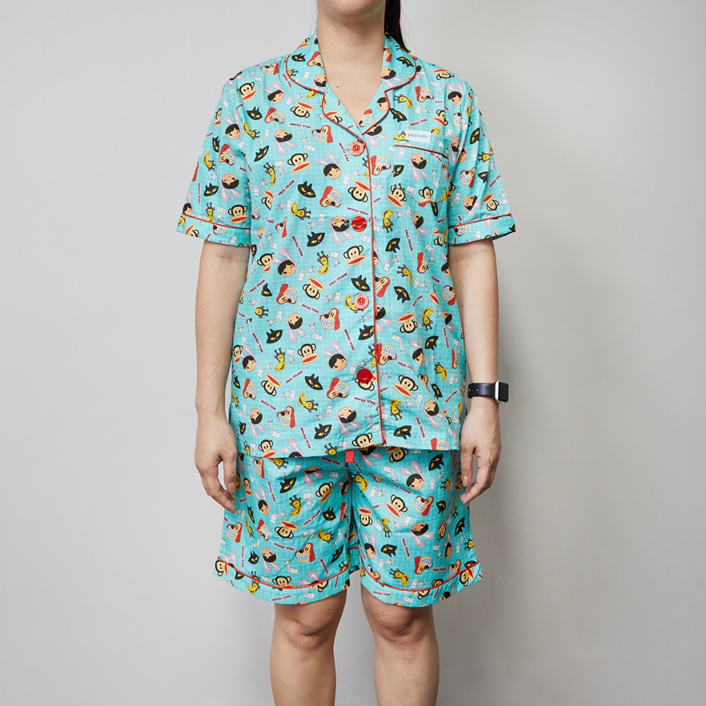 PAUL FRANK ชุดนอนกางเกงขายาวใส่ได้ทั้งชายและหญิง JULIUS CUPCAKE PANTS SET