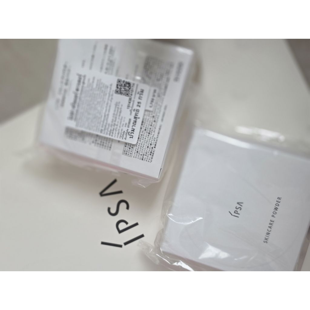 IPSA Skincare Powder 25 gแพคเกจใหม่ พร้อมพัฟ ฉลากไทย