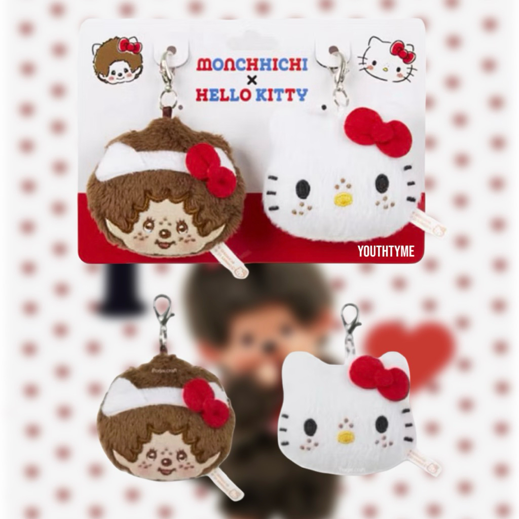 monchhichi x kitty charm 🐱🐵❣️
