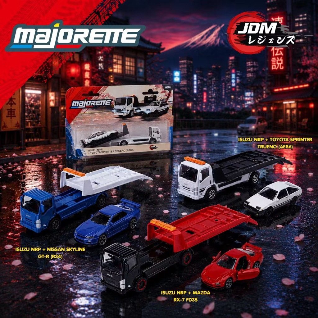 Majorette JDM Legends Car Transporter