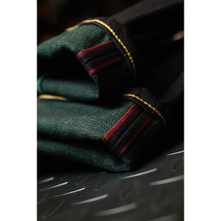 Pinion 21oz หมีเขียว BY Okayama Denim Newหมี Indigo X green 21 oz ) Produced ผลิตออกมาเพียง250 ตัว indigo fade เฟดฟ้า