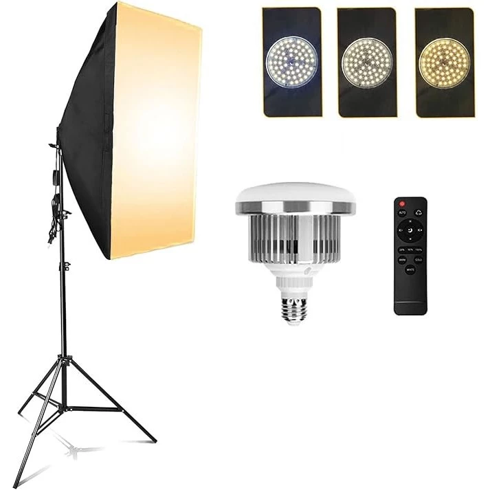 สตูดิโอถ่ายภาพ 2M*2M ชุดขาตั้งฉากหลัง พร้อมฉากหลัง Green Screen softbox light live stream ไฟไลฟ์สด ไฟถ่ายรูป ไฟสตูดิโอ thumbnail 3