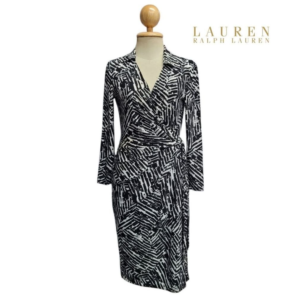 Lauren Ralph Lauren Printed Wrap Dress