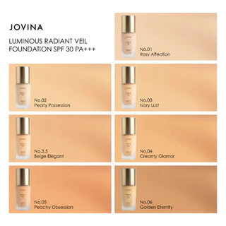 JOVINA JOY DEAL ซื้อ 1 ฟรี 1 | เมื่อซื้อ รองพื้นโจวีน่า/แป้งพัฟผสมรองพื้น/Eye Palette แถมฟรี Lip Lock(อย่าลืมเลือกสีลิป)