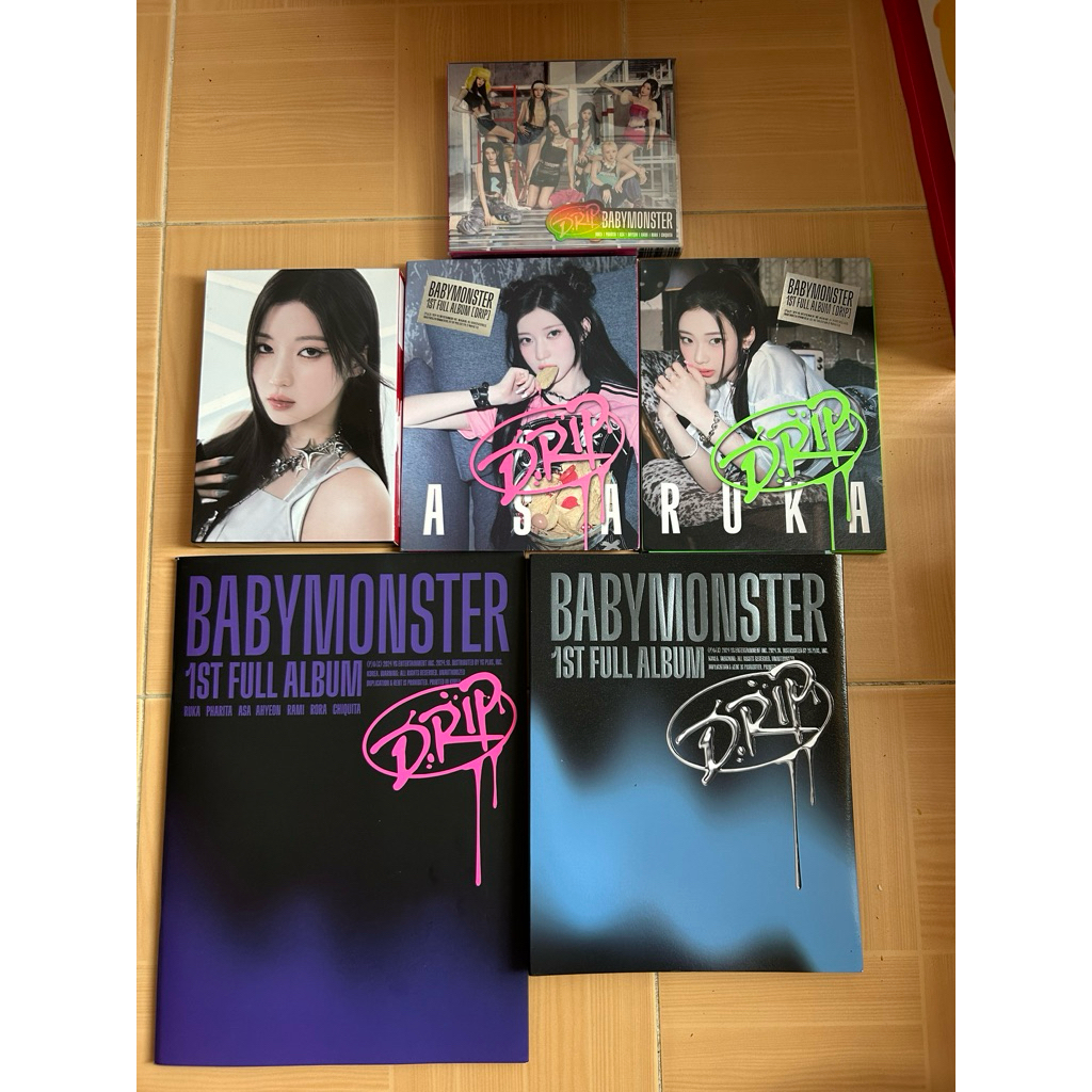 [พร้อมส่ง]อัลบั้มBabymonster Drip ,YG TAG Ver[Ruka,Asa](แกะซีล)