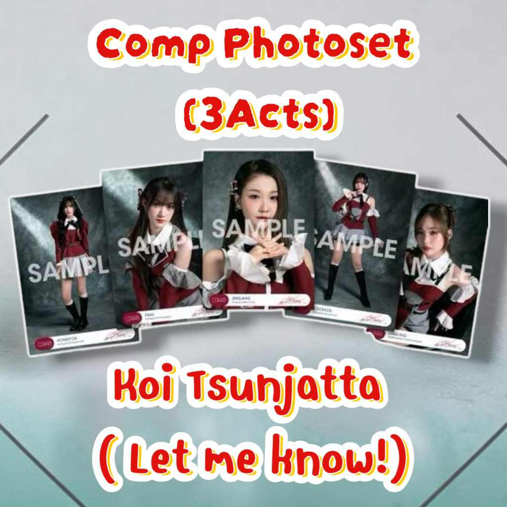 พร้อมส่ง Comp Photoset CGM48 Koi Tsunjatta Let Me Know! Single11th