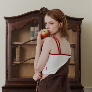 Nineties Design : Letter Tank Top เสื้อสายเดี่ยว สุดน่ารัก รุ่น Penne