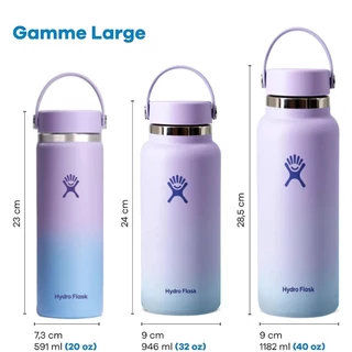 HYDRO FLASK - แก้วน้ําสูญญากาศ 20OZ 32OZ 40OZ รักษาความเย็น/ความร้อน พกพาง่าย ไม่รั่วซึม พร้อมหลอดดูด แตนเลส304