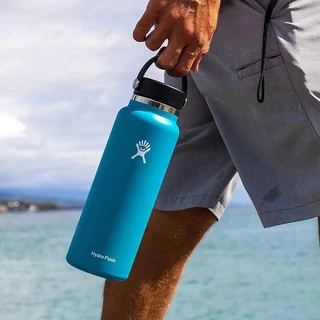 HYDRO FLASK - แก้วน้ําสูญญากาศ 20OZ 32OZ 40OZ รักษาความเย็น/ความร้อน พกพาง่าย ไม่รั่วซึม พร้อมหลอดดูด แตนเลส304