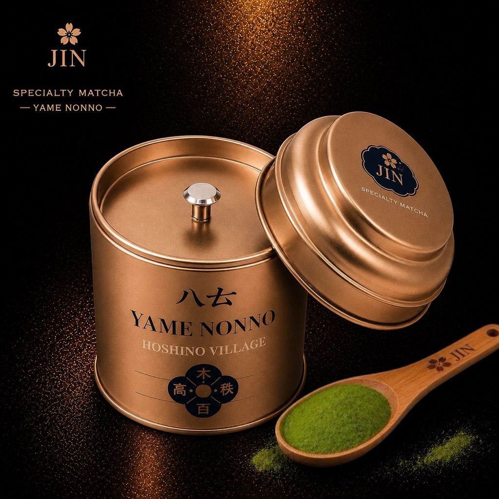 YAME NONNO - Hoshino Village _JIN Specialty Matcha  มัทฉะคุณภาพสูงจากหมู่บ้านฮะชิโนะ วิลเลจ