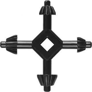 ดอกจำปา 4 หัว ขันหัวสว่าน 4 in 1 Multifunctional Steel Drills Chuck Key Fit Handheld Drilling Tool