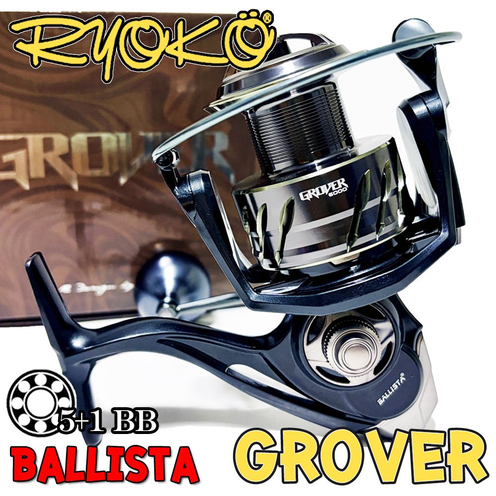 [ส่งในไทย] รอกสปิน RYOKO BALLISTA GROVER โกรเวอร์ 5+1BB
