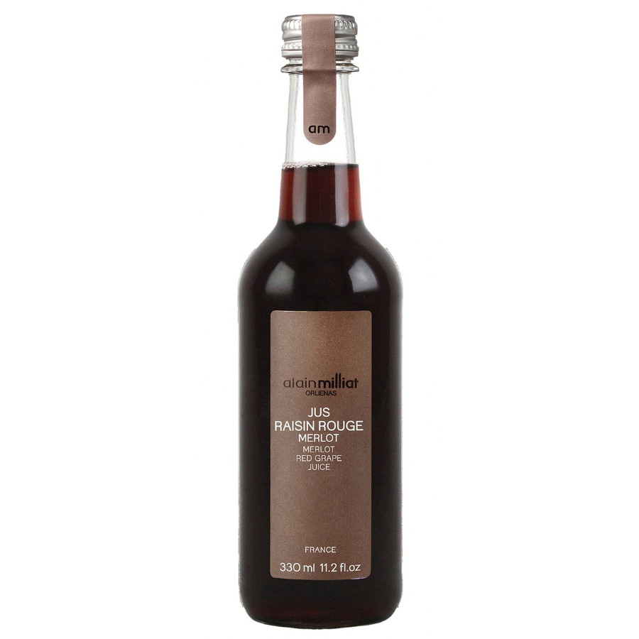 alain milliat Merlot Grape Juice 330 ml. 1 bottle อแลง มิลเลียต น้ำผลไม้ Merlot Grape 330 ml. 1 ขวด