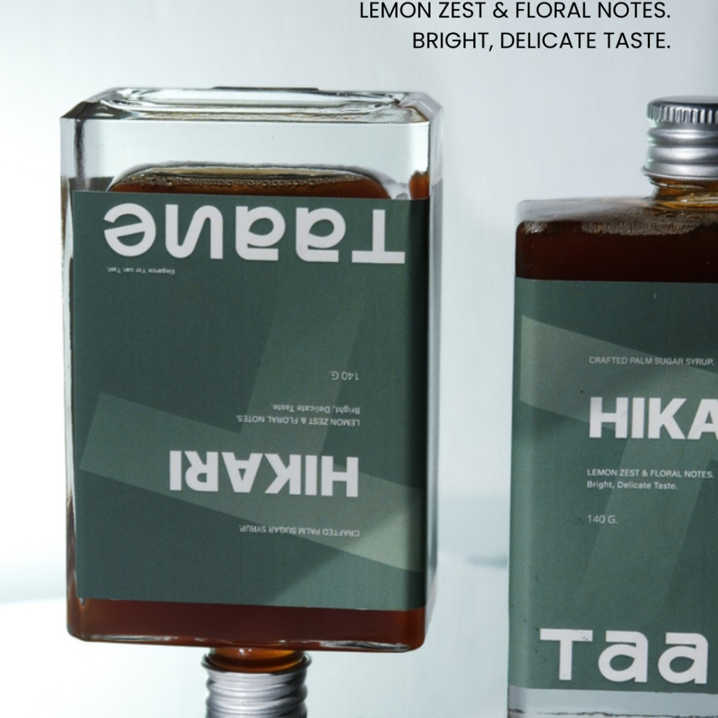 TAANE HIKARI (ขวดเขียว) - ไซรัปจากน้ำตาลโตนด หวานนุ่ม ผสมผสานความเปรี้ยวสดชื่นเบาๆ ของเลม่อน
