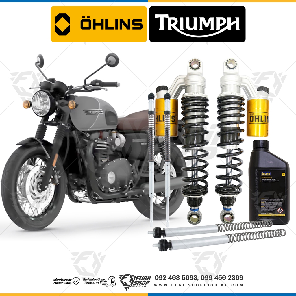 Ohlins FSK120 / TR624 / FKS216 For : Triumph Bonneville T120 2016-2022