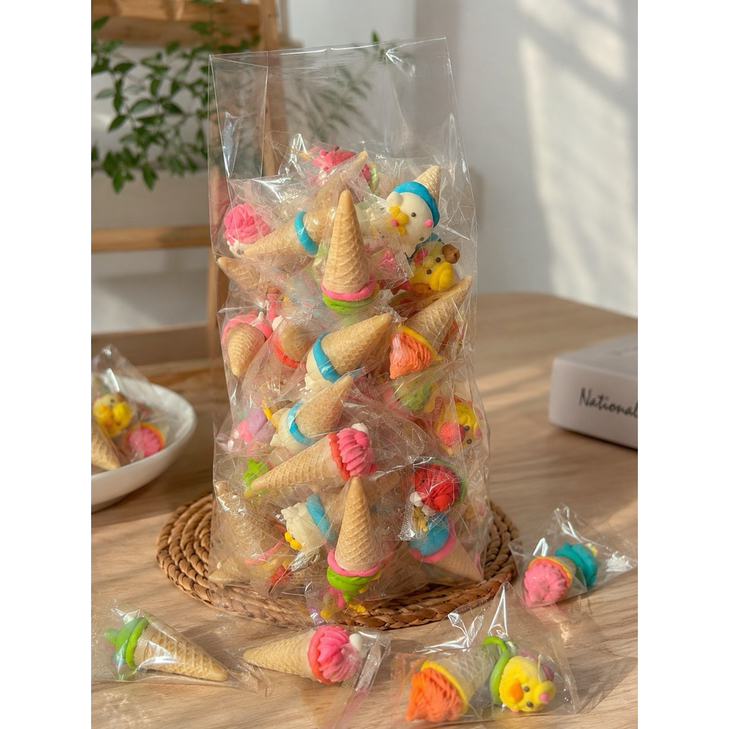 เมอแรงไอติมจิ๋วคละแบบ จำนวน 50 ชิ้น