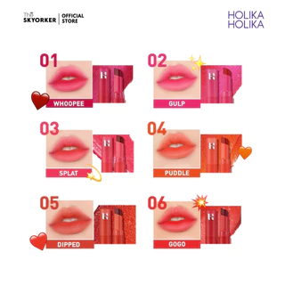 ตะกร้าของแถมห้ามซื้อ HOLIKA HOLIKA Water Vibe Tint l ลิปทินท์ ลิปทินท์เนื้อน้ำ ลิปเกาหลี ติดทนตลอด