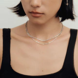 Bemet Tennis pastel choker สร้อยคอสแตนเลส