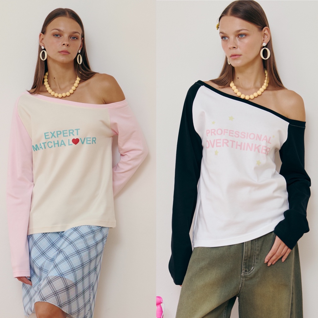 เสื้อ CHAMNIII รุ่น Lazy Off shoulder