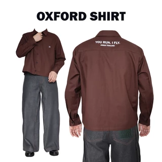 JAMANBKK / OXFORD SHIRT / เสื้อเชิ้ตแขนยาวทรงครอปสั้น
