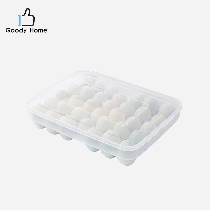Goody Home กล่องใส่ไข่ กล่องเก็บไข่ Egg Storage บรรจุได้ 34 ฟองให้ไข่สดนานขึ้น วางซ้อนได้