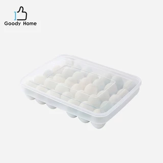 Goody Home กล่องใส่ไข่ กล่องเก็บไข่ Egg Storage บรรจุได้ 34 ฟองให้ไข่สดนานขึ้น วางซ้อนได้