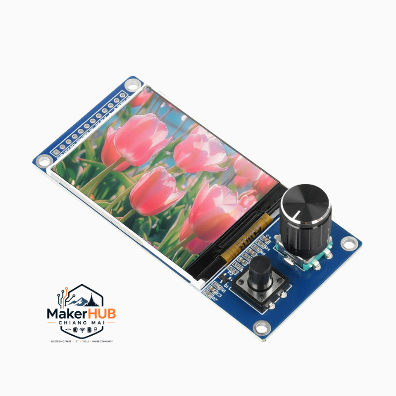โมดูลหน้าจอสี 2.4" TFT Display + EC11 Rotary Encoder Module