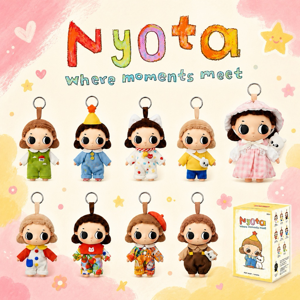 【💖มีโค้ดหน้าร้าน! พร้อมส่งภายใน24ชม.-ของแท้💯】 กล่องสุ่ม Nyota V1/V2/พวงกุญแจ where momements meet ลิ