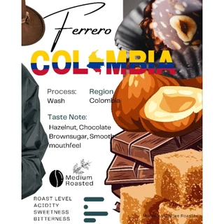 กาแฟคั่วโคลัมเบียซูพรีมโม่ Colombia Huila Supremo Washed process | SC17/18