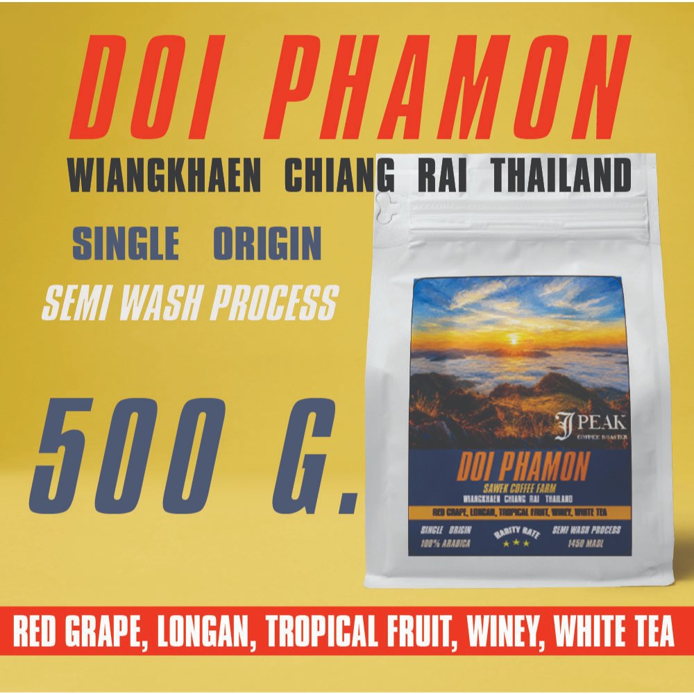 Doi Phamon sawek coffee farm Semi wash 500 g.
